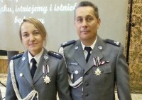 Lublinieccy policjanci wyróżnieni medalem