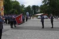Zastępca Komendanta Wojewódzkiego na uroczystościach w Koszęcinie